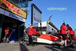 Manor F1 Team 12.03.2015. Formula 1 World Championship, Rd 1, Australian Grand Prix, Albert Park, Melbourne, Australia, Preparation Day.