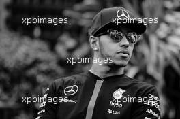 Lewis Hamilton (GBR) Mercedes AMG F1. 12.03.2015. Formula 1 World Championship, Rd 1, Australian Grand Prix, Albert Park, Melbourne, Australia, Preparation Day.