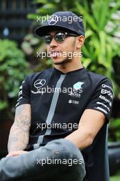 Lewis Hamilton (GBR) Mercedes AMG F1. 12.03.2015. Formula 1 World Championship, Rd 1, Australian Grand Prix, Albert Park, Melbourne, Australia, Preparation Day.