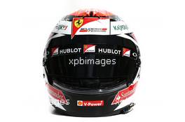 The helmet of Kimi Raikkonen (FIN) Ferrari. 12.03.2015. Formula 1 World Championship, Rd 1, Australian Grand Prix, Albert Park, Melbourne, Australia, Preparation Day.