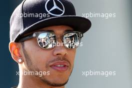 Lewis Hamilton (GBR), Mercedes AMG F1 Team  12.03.2015. Formula 1 World Championship, Rd 1, Australian Grand Prix, Albert Park, Melbourne, Australia, Preparation Day.