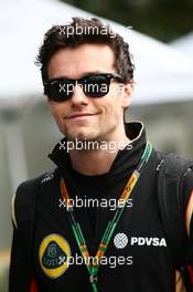 Jolyon Palmer (GBR) Lotus F1 Team Test and Reserve Driver. 12.03.2015. Formula 1 World Championship, Rd 1, Australian Grand Prix, Albert Park, Melbourne, Australia, Preparation Day.