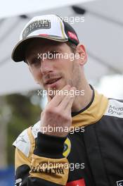 Romain Grosjean (FRA) Lotus F1 Team. 12.03.2015. Formula 1 World Championship, Rd 1, Australian Grand Prix, Albert Park, Melbourne, Australia, Preparation Day.
