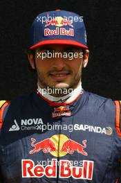 Carlos Sainz Jr (ESP) Scuderia Toro Rosso. 12.03.2015. Formula 1 World Championship, Rd 1, Australian Grand Prix, Albert Park, Melbourne, Australia, Preparation Day.