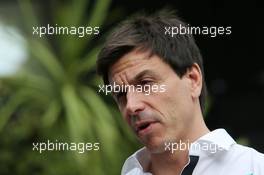 Toto Wolff (GER) Mercedes AMG F1 Shareholder and Executive Director. 12.03.2015. Formula 1 World Championship, Rd 1, Australian Grand Prix, Albert Park, Melbourne, Australia, Preparation Day.