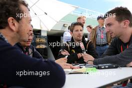 Romain Grosjean (FRA), Lotus F1 Team  12.03.2015. Formula 1 World Championship, Rd 1, Australian Grand Prix, Albert Park, Melbourne, Australia, Preparation Day.