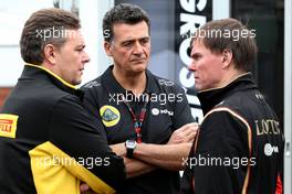 Federico Gastaldi (ARG), Team Manager, Lotus F1 Team and Alan Permane (GBR) Lotus F1 Team Trackside Operations   12.03.2015. Formula 1 World Championship, Rd 1, Australian Grand Prix, Albert Park, Melbourne, Australia, Preparation Day.