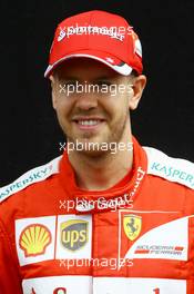 Sebastian Vettel (GER) Ferrari. 12.03.2015. Formula 1 World Championship, Rd 1, Australian Grand Prix, Albert Park, Melbourne, Australia, Preparation Day.