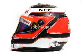 The helmet of Nico Hulkenberg (GER) Sahara Force India F1. 12.03.2015. Formula 1 World Championship, Rd 1, Australian Grand Prix, Albert Park, Melbourne, Australia, Preparation Day.