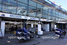 Sauber F1 Team  11.03.2015. Formula 1 World Championship, Rd 1, Australian Grand Prix, Albert Park, Melbourne, Australia, Preparation Day.