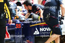 Carlos Sainz Jr (ESP) Scuderia Toro Rosso STR10. 19.06.2015. Formula 1 World Championship, Rd 8, Austrian Grand Prix, Spielberg, Austria, Practice Day.