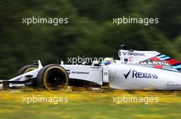 Felipe Massa (BRA) Williams FW37. 19.06.2015. Formula 1 World Championship, Rd 8, Austrian Grand Prix, Spielberg, Austria, Practice Day.