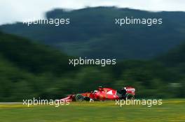 Kimi Raikkonen (FIN) Ferrari SF15-T. 19.06.2015. Formula 1 World Championship, Rd 8, Austrian Grand Prix, Spielberg, Austria, Practice Day.