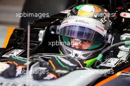 Sergio Perez (MEX) Sahara Force India F1 VJM08. 19.06.2015. Formula 1 World Championship, Rd 8, Austrian Grand Prix, Spielberg, Austria, Practice Day.