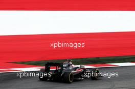 Jenson Button (GBR) McLaren MP4-30. 19.06.2015. Formula 1 World Championship, Rd 8, Austrian Grand Prix, Spielberg, Austria, Practice Day.