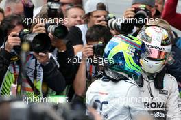 Felipe Massa (BRA), Williams F1 Team and Lewis Hamilton (GBR), Mercedes AMG F1 Team  21.06.2015. Formula 1 World Championship, Rd 8, Austrian Grand Prix, Spielberg, Austria, Race Day.