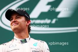 Race winner Nico Rosberg (GER) Mercedes AMG F1 celebrates on the podium. 21.06.2015. Formula 1 World Championship, Rd 8, Austrian Grand Prix, Spielberg, Austria, Race Day.