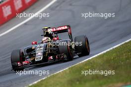 Pastor Maldonado (VEN), Lotus F1 Team  21.06.2015. Formula 1 World Championship, Rd 8, Austrian Grand Prix, Spielberg, Austria, Race Day.