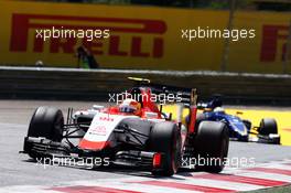 Roberto Merhi (ESP) Manor Marussia F1 Team. 21.06.2015. Formula 1 World Championship, Rd 8, Austrian Grand Prix, Spielberg, Austria, Race Day.