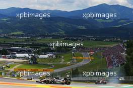 Sergio Perez (MEX) Sahara Force India F1 VJM08. 21.06.2015. Formula 1 World Championship, Rd 8, Austrian Grand Prix, Spielberg, Austria, Race Day.