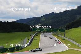 Lewis Hamilton (GBR) Mercedes AMG F1 W06. 21.06.2015. Formula 1 World Championship, Rd 8, Austrian Grand Prix, Spielberg, Austria, Race Day.