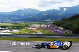 Marcus Ericsson (SWE) Sauber C34. 21.06.2015. Formula 1 World Championship, Rd 8, Austrian Grand Prix, Spielberg, Austria, Race Day.