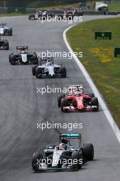 Lewis Hamilton (GBR) Mercedes AMG F1 W06. 21.06.2015. Formula 1 World Championship, Rd 8, Austrian Grand Prix, Spielberg, Austria, Race Day.