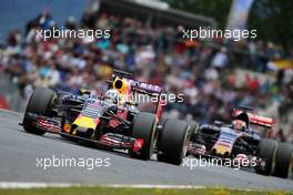 Daniel Ricciardo (AUS), Red Bull Racing  21.06.2015. Formula 1 World Championship, Rd 8, Austrian Grand Prix, Spielberg, Austria, Race Day.