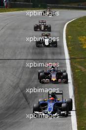 Felipe Nasr (BRA) Sauber C34., 21.06.2015. Formula 1 World Championship, Rd 8, Austrian Grand Prix, Spielberg, Austria, Race Day.