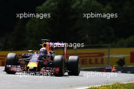 Daniel Ricciardo (AUS) Red Bull Racing RB11. 21.06.2015. Formula 1 World Championship, Rd 8, Austrian Grand Prix, Spielberg, Austria, Race Day.