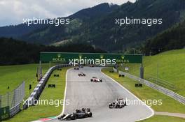 Sergio Perez (MEX) Sahara Force India F1 VJM08. 21.06.2015. Formula 1 World Championship, Rd 8, Austrian Grand Prix, Spielberg, Austria, Race Day.