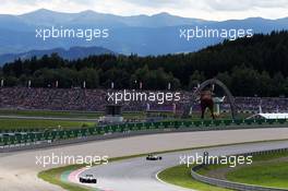 Nico Rosberg (GER) Mercedes AMG F1 W06 leads team mate Lewis Hamilton (GBR) Mercedes AMG F1 W06. 21.06.2015. Formula 1 World Championship, Rd 8, Austrian Grand Prix, Spielberg, Austria, Race Day.