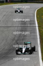 Nico Rosberg (GER) Mercedes AMG F1 W06. 21.06.2015. Formula 1 World Championship, Rd 8, Austrian Grand Prix, Spielberg, Austria, Race Day.