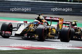 Romain Grosjean (FRA) Lotus F1 E23. 21.06.2015. Formula 1 World Championship, Rd 8, Austrian Grand Prix, Spielberg, Austria, Race Day.