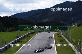 Sergio Perez (MEX) Sahara Force India F1 VJM08. 21.06.2015. Formula 1 World Championship, Rd 8, Austrian Grand Prix, Spielberg, Austria, Race Day.