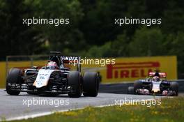 Nico Hulkenberg (GER) Sahara Force India F1 VJM08. 21.06.2015. Formula 1 World Championship, Rd 8, Austrian Grand Prix, Spielberg, Austria, Race Day.