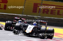 Sergio Perez (MEX) Sahara Force India F1 VJM08. 21.06.2015. Formula 1 World Championship, Rd 8, Austrian Grand Prix, Spielberg, Austria, Race Day.