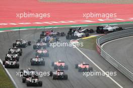 The start of the race. 21.06.2015. Formula 1 World Championship, Rd 8, Austrian Grand Prix, Spielberg, Austria, Race Day.
