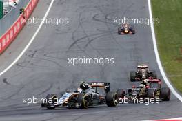 Sergio Perez (MEX), Sahara Force India  21.06.2015. Formula 1 World Championship, Rd 8, Austrian Grand Prix, Spielberg, Austria, Race Day.