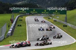 Carlos Sainz Jr (ESP) Scuderia Toro Rosso STR10. 21.06.2015. Formula 1 World Championship, Rd 8, Austrian Grand Prix, Spielberg, Austria, Race Day.