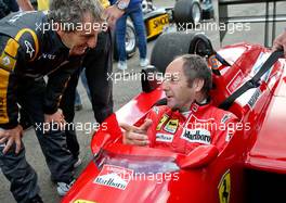 Gerhard Berger (AUT) Ferrari F1/87-88C at the Legends Parade with Alain Prost (FRA). 20.06.2015. Formula 1 World Championship, Rd 8, Austrian Grand Prix, Spielberg, Austria, Qualifying Day.