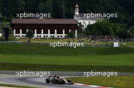 Romain Grosjean (FRA) Lotus F1 E23. 20.06.2015. Formula 1 World Championship, Rd 8, Austrian Grand Prix, Spielberg, Austria, Qualifying Day.