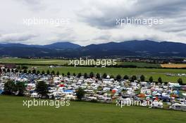 A campsite near the circuit. 20.06.2015. Formula 1 World Championship, Rd 8, Austrian Grand Prix, Spielberg, Austria, Qualifying Day.