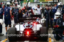 Valtteri Bottas (FIN) Williams FW37 and Felipe Massa (BRA) Williams FW37 in the pits. 20.06.2015. Formula 1 World Championship, Rd 8, Austrian Grand Prix, Spielberg, Austria, Qualifying Day.