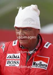 Niki Lauda (AUT) Mercedes Non-Executive Chairman at the Legends Parade. 20.06.2015. Formula 1 World Championship, Rd 8, Austrian Grand Prix, Spielberg, Austria, Qualifying Day.