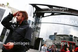 Fernando Alonso (ESP) McLaren. 18.06.2015. Formula 1 World Championship, Rd 8, Austrian Grand Prix, Spielberg, Austria, Preparation Day.