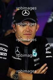 Nico Rosberg (GER) Mercedes AMG F1 in the FIA Press Conference. 18.06.2015. Formula 1 World Championship, Rd 8, Austrian Grand Prix, Spielberg, Austria, Preparation Day.