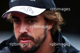 Fernando Alonso (ESP) McLaren. 18.06.2015. Formula 1 World Championship, Rd 8, Austrian Grand Prix, Spielberg, Austria, Preparation Day.