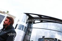 Fernando Alonso (ESP) McLaren. 18.06.2015. Formula 1 World Championship, Rd 8, Austrian Grand Prix, Spielberg, Austria, Preparation Day.