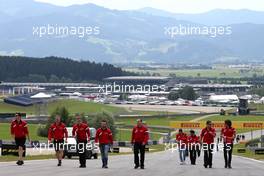Will Stevens (GBR), Manor F1 Team and Roberto Merhi (SPA), Manor F1 Team  18.06.2015. Formula 1 World Championship, Rd 8, Austrian Grand Prix, Spielberg, Austria, Preparation Day.